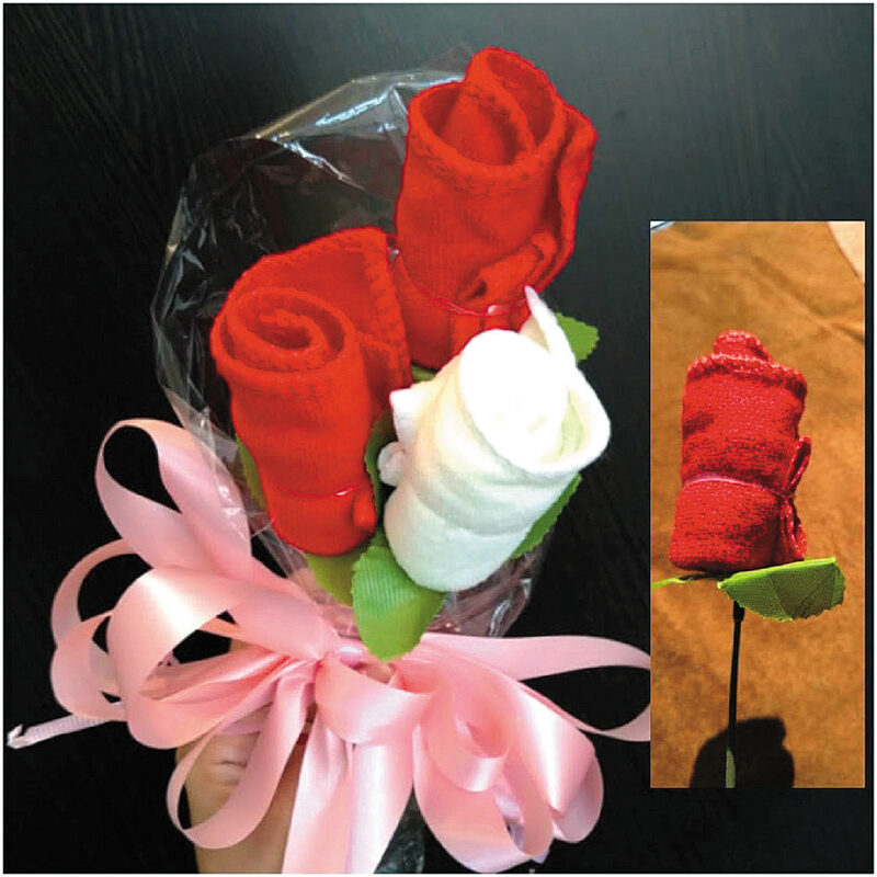 ミニタオルで作れる 薔薇のブーケ Ukiukiウォッチング ウキウキ 松戸の地域情報紙